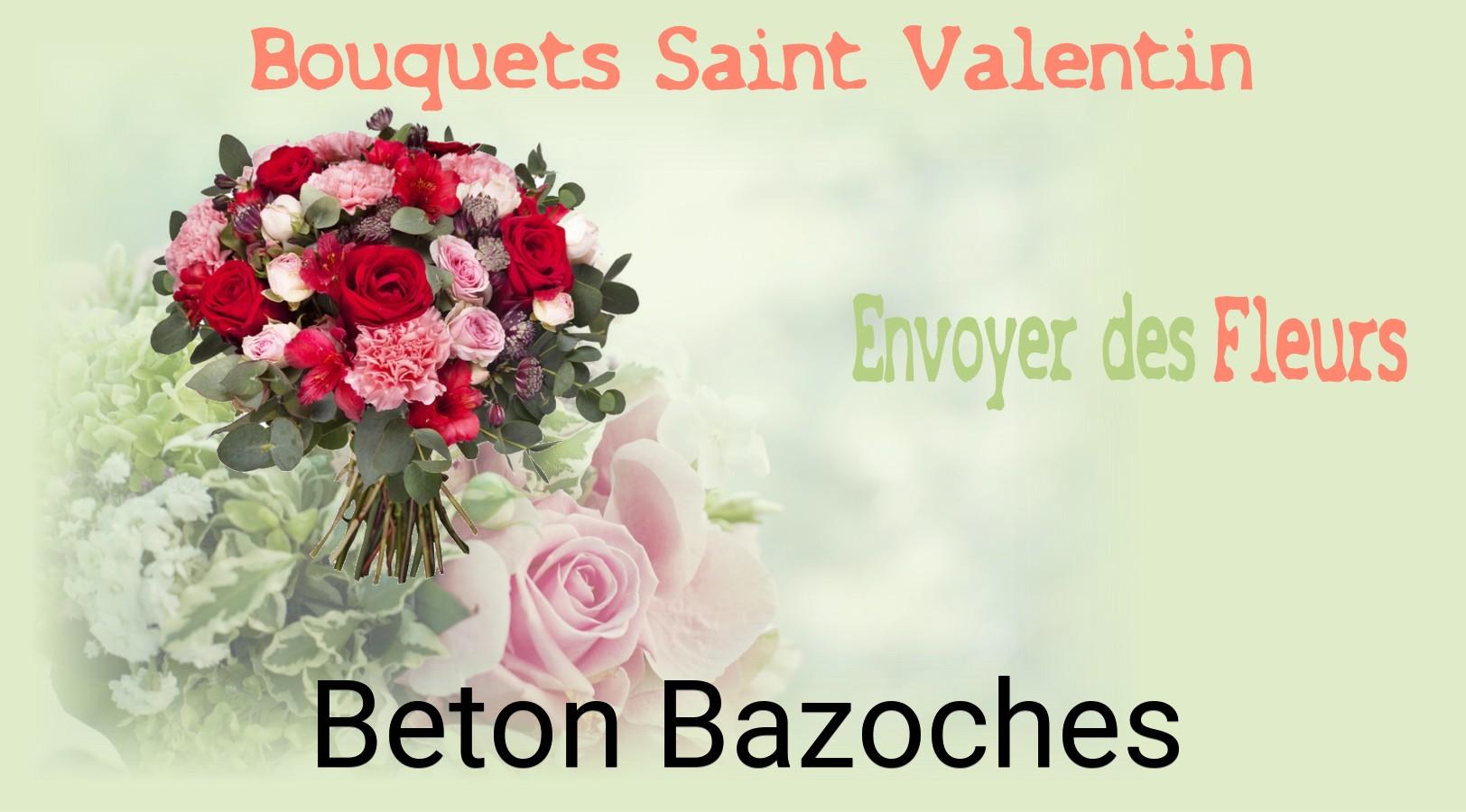 Roses de Saint-Valentin livrées à Beton-Bazoches